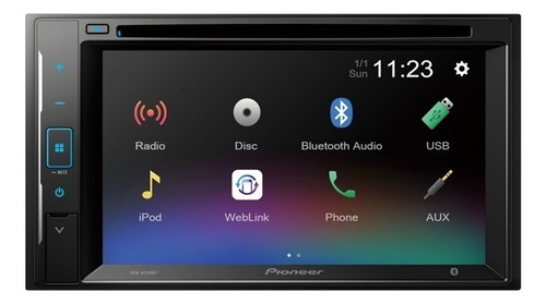 Autoestereo Pantalla Dvd 6.2 Pioneer Avha245bt Usb Mirroring