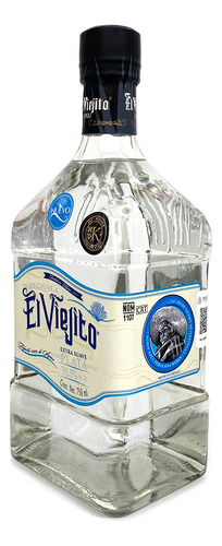 Tequila El Viejito Plata 35.5º Extra Suave 750 Ml