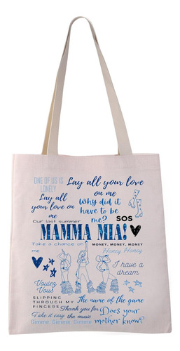 Vamsii Mamma Mia Musical Tote Bag Girls Weekend Bag Does You