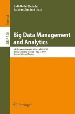 Libro Big Data Management And Analytics : 9th European Su...
