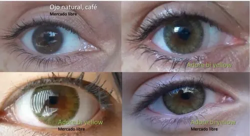 Lentes De Contacto Adore Bi Tone Italiano Calidad Cuotas sin