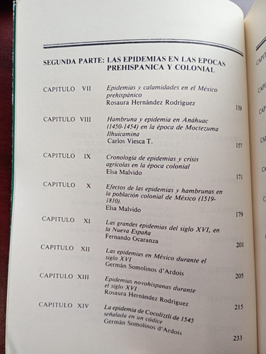 Ensayos Sobre La Historia De Las Epidemias En México T. 1-2