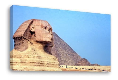 Cuadro Canvas View Of The Sphynx Gizah Near Cairo In Egypt