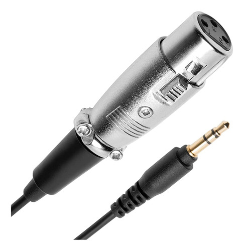 Movo Tcb6 Hembra Xlr A Macho 3.5mm Trs Cable - Adaptador Xlr