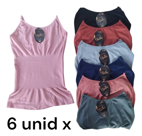 Blusa Faja Para Dama 6 Unidades 