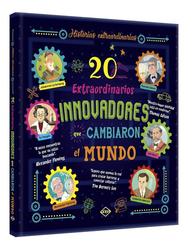Libro 20 Extraordinarios Innovadores Edición Lujo Tapa Dura
