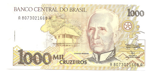 Cédula 1.000 Cruzeiros 1991