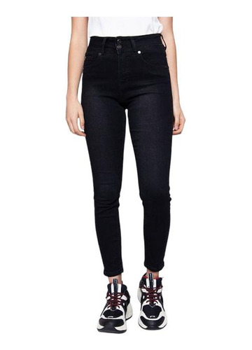 Jeans Urbano Mujer Ellus Af062777 Negro