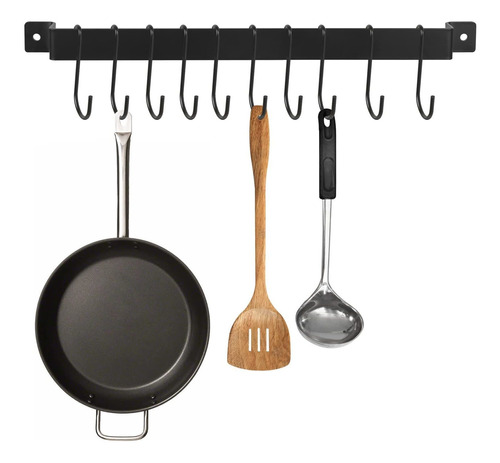 Langjie Barra Cocina 16.9 In 10 Gancho Para Utensilio