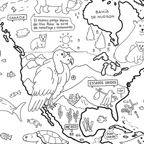 Proyecto Héroes De La Naturaleza Atlantis Mapa Gigante Atl8