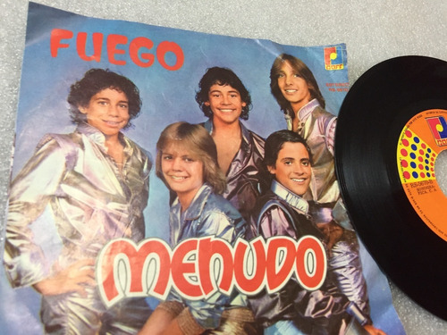 Menudo - Fuego - Ep 45 Rpm 7 Vinyl | MercadoLibre