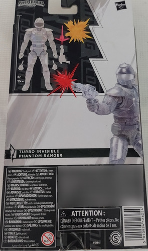 Power Rangers Turbo Invisible Phantom Ranger (Usado)