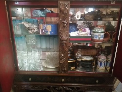Imagen 4 de 6 de Antiguo Mueble Oriental, Tallado Hermoso, Único