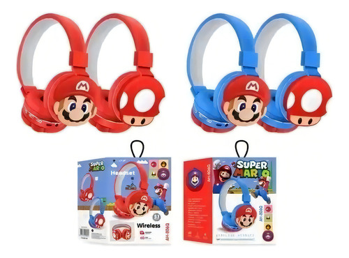 Audífonos Bluetooth Super Mario Bros Inalámbricos