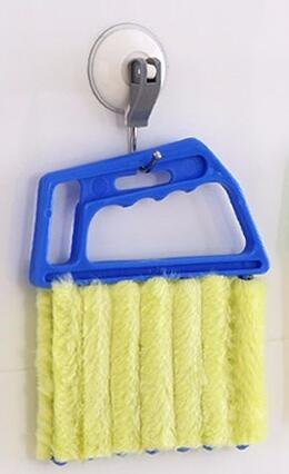 Cepillo Limpia Persianas Removedor De Polvo Microfibra Blue