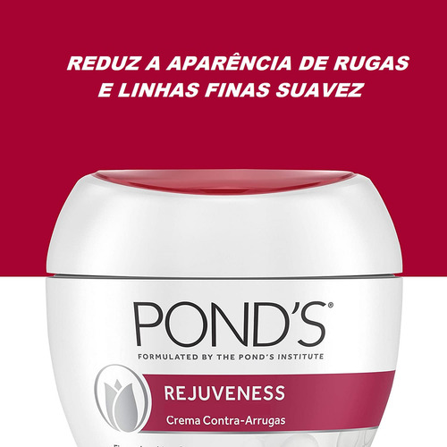 Pond's Rejuvens, antiarrugas, rojo, día y noche, 100 g, tiempo de aplicación: día/noche, tipo de piel