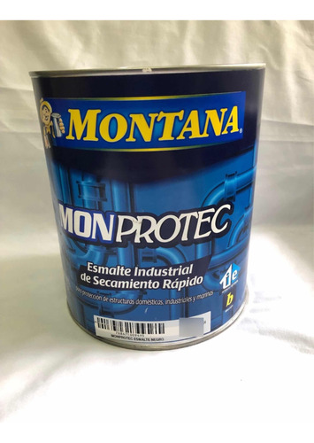 Pintura Aceite Secamiento Rápido Monprotec Negro