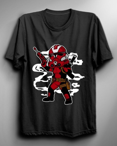 Polera De Mujer De Deadpool Clone Trooper