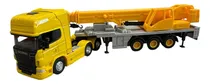 Comprar Camión Scania Con Pluma , Grúa , Guinche , Escala 1\u002F64 Welly Amarillo , Blanco , Rojo , Champagna