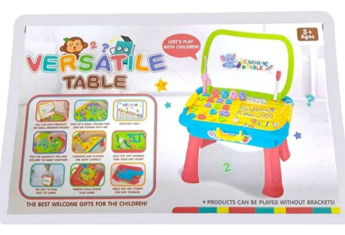 Mesa Maleta De Juego Educativa Multifuncional Para Niños