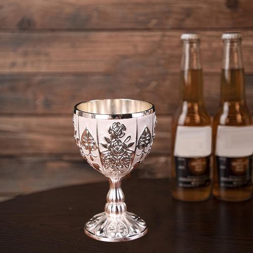 Taça De Vinho Pequena Clássica Silver Pink Como Descrever