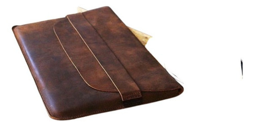 Funda Fabricada En Cuero Para Macbook