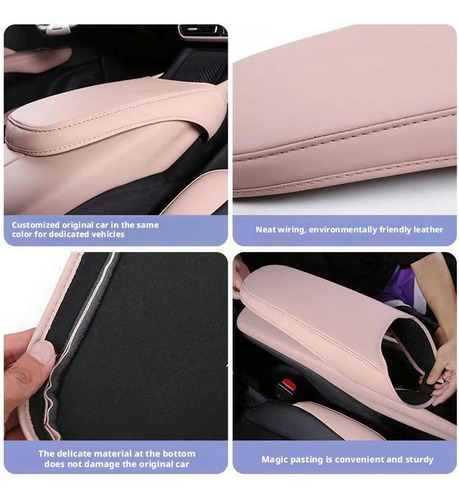 Funda De Cojín De Piel Para Reposabrazos Para Consola Centra