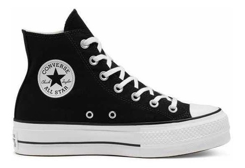  Converse Botas Plataforma Negra Dama 