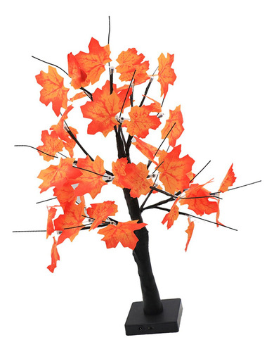 De Hojas De Arce De Otoño Iluminado, 24 Centros De Mesa