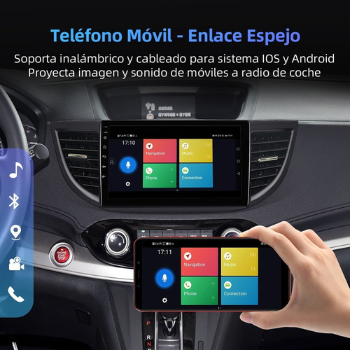 Isudar Autoestéreo 1+32g Para Honda/crv/cr-v 2012-2016 Gps