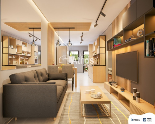 Imagem 3 de 10 de Smart Home , Casa Econômica Automatizada, Indaiatuba, 02 Dorms, Planta Integrada - Ca05003 - 70110609