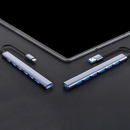 Hub Usb Divisor Usb 1 Em 7 Saídas, Liga De Usb Para Usb