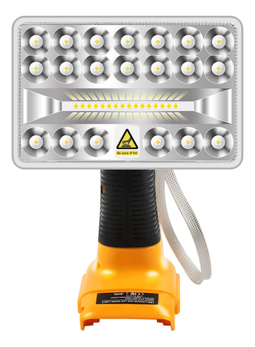 Luz Trabajo Led Inalambrica Para Dewalt Lm Linterna Bateria