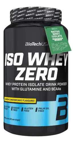 Proteina Iso Whey Zero 2lbs Lemon Cheesecake - Biotech Usa
