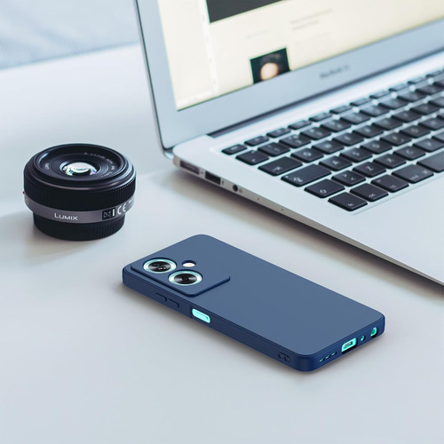 Funda Silicona Líquida Tpu Carcasa Para 1+ Nord N30 Se+mica Azul Oneplus Nord N30 Se/oppo A79 5g