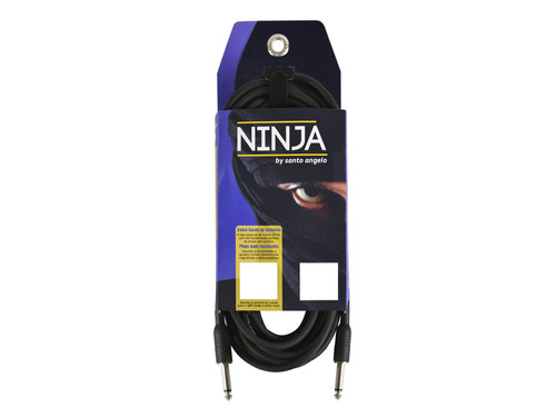Cabo P10 Santo Angelo 3,05m Guitarra Baixo Teclado 10f Ninja