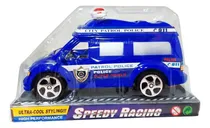 Comprar Camioneta Patrulla Policía A Tracción 20cm - Faydi Azul Policía Azul