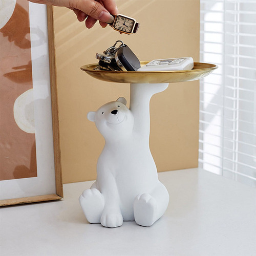 Decoração Da Mesa De Entrada Do Quarto Da Sala De Urso