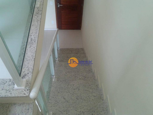 Apartamento Triplex Com 3 Dormitórios À Venda, 190 M² Por R$ 650.000,00 - Costazul - Rio Das Ostras/rj - At0002