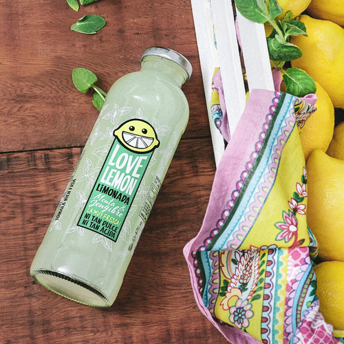 Limonada Love Lemon Menta Jengibre 475ml X 12u