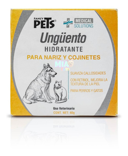 Imagen 1 de 6 de Ungüento Hidratante Nariz Cojinete Fancy 40g Perro Gato