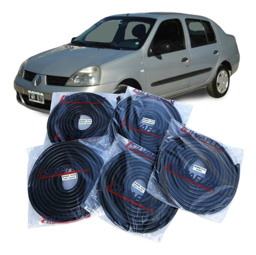 Burletes 4 Puertas + Baul Renault Clio 2 2000 4p +regalo