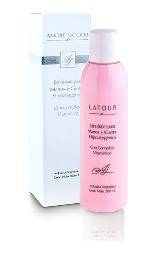 Emulsion Manos Y Cuerpo Hipoalergenica Andre Latour 200ml