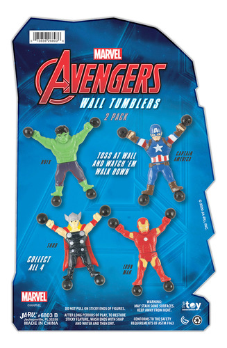 Figuras Marvel Adheribles - Iron Man Y Capitán América