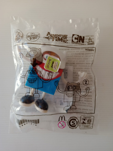 Happy Adventure Time Cartoon Network Mcdonald Bolsa Cerrada (Usado)