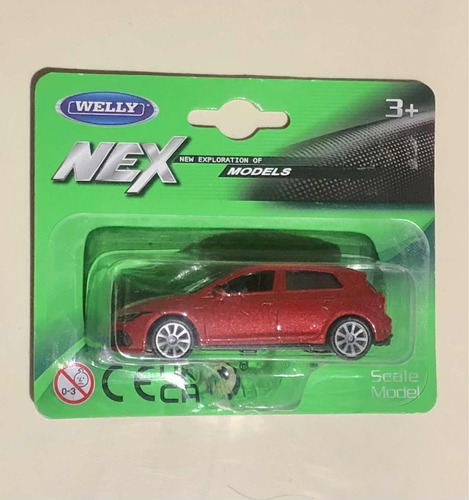 Welly Nex Models Vw Golf Gti, Color Rojo Esc 1:64