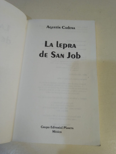 La Lepra De San Job - Agustín Cadena (Usado)
