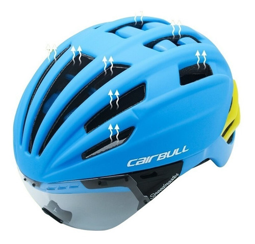 Casco Bicicleta Mtb Ruta Aerodinamico Cairbull Cb-11 Speed
