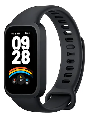 Xiaomi Smart Band 9 Active Monitoramento Saúde 5atm Preto Desenho Da Pulseira Lisa
