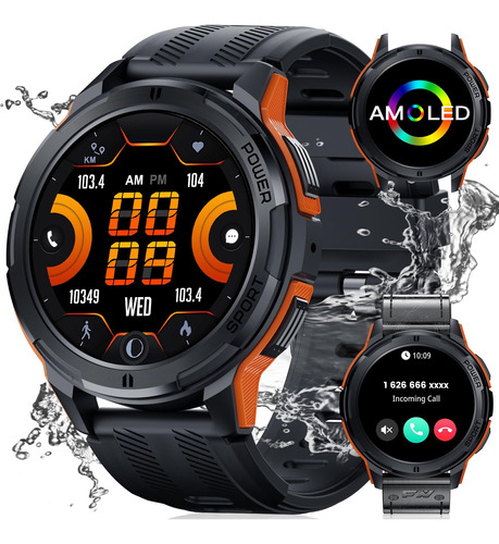 Smartwatch 1.43  Reloj Inteligente 410mah Deportivo Ip68